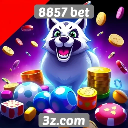 Variedade de jogos disponíveis em 8857 bet